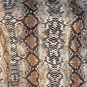 Brown Snake Skin Print