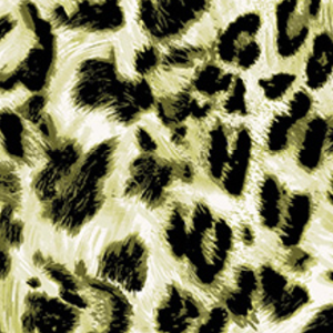 Green Black Leopard Print